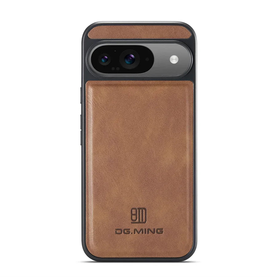 Strong Magnetic Leather Case for Google Pixel 10 Pro XL 9 8 Pixel10 Pixel9 Magnet Car Holder Shockproof Phone Cover etui