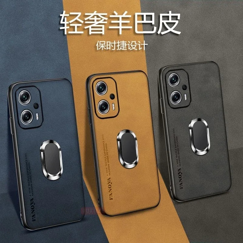 Magnetic Case For Motorola Edge 50 Fusion Edge 40 30 Moto Edge50 Ultra G84 G54 G34 G24 Power G14 Holder Ring Leather Back Cover