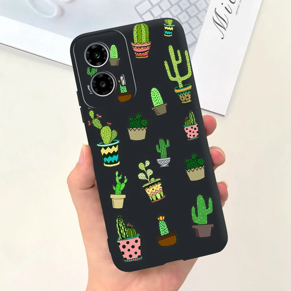Cute Pattern Phone Case For Motorola Moto G24 G34 4G 5G Soft Silicon Protective Cover For MOTO G24 G34 Bumper