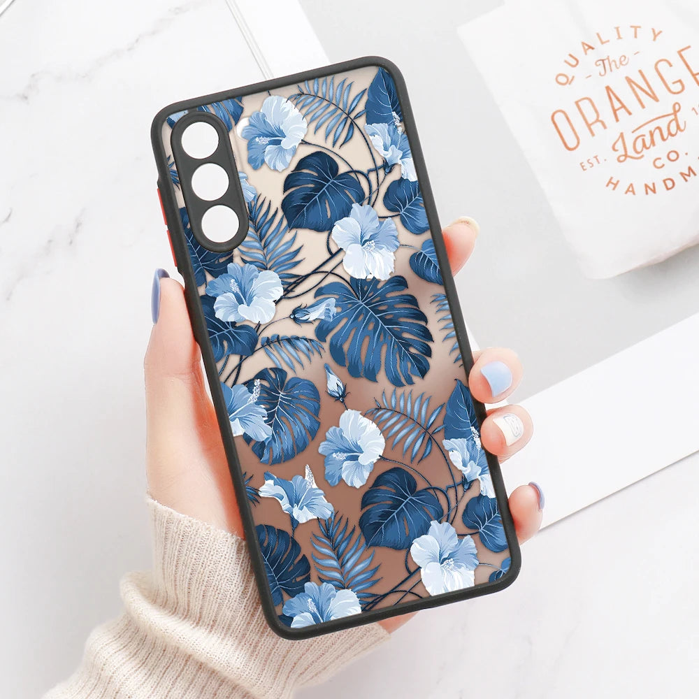 Palm tree Leaves Phone Case For Samsung Galaxy S24 Ultra Case Samsung S23 FE S 23 S22 Ultra S21 S20 S10 S8 Note 20 10 Plus Cover