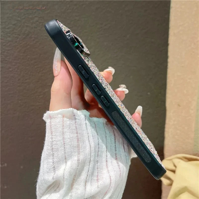 Fashion Elegant Glitter Bling Point Drill Phone Case For Google Pixel 10 9 Pro XL 8 7 6 A Pro Shockproof Buffer Protection Cover