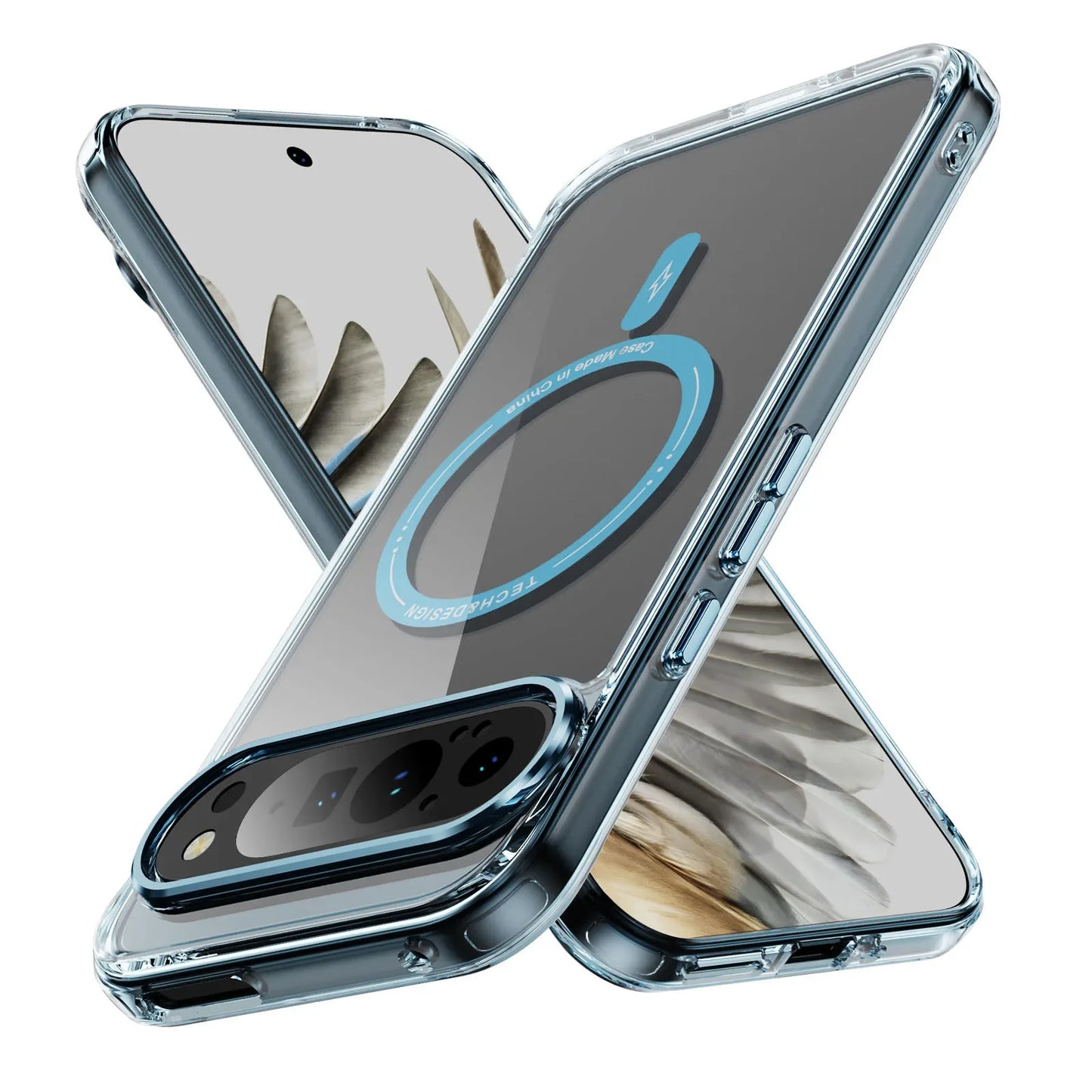 For Google Pixel 10 Pro XL Case Luxury  Clear Magsafe Cover For Google Pixel  9 Pro XL 8Pro 9A 8A Magnetic Wireless Charge Case