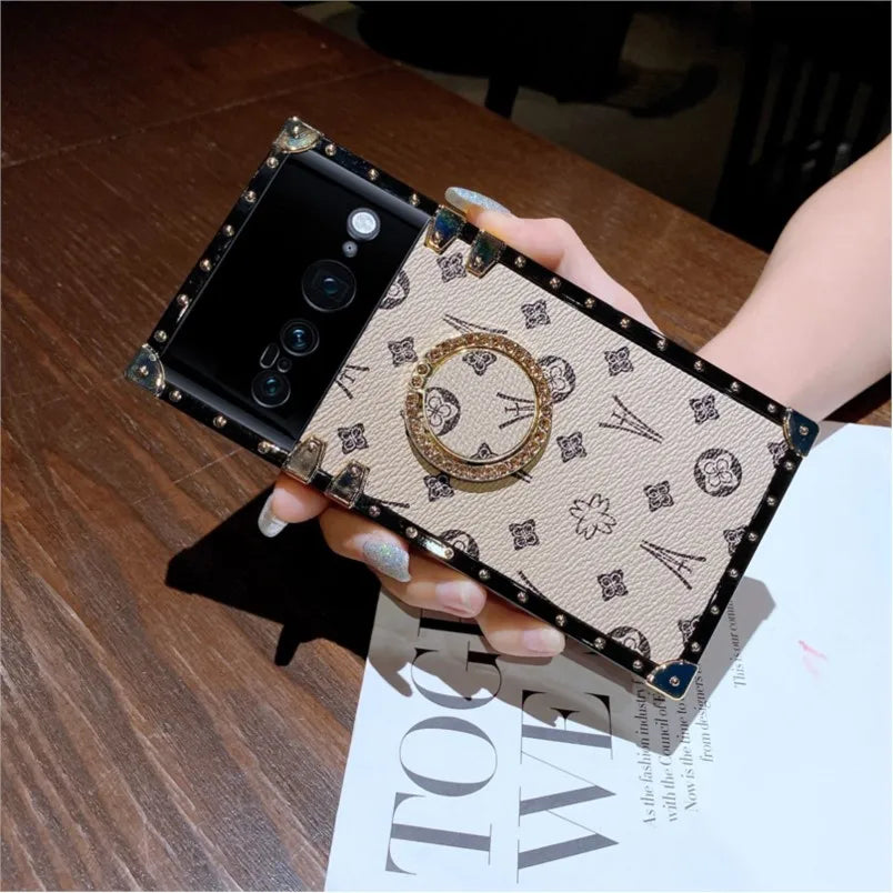 Luxury Phone Case for Google Pixel 7 8 Pro 6 5G Gogle Pixle 7a 6a 7pro Pixel6 Pixle7 Pixle8 Pro Shockproof Women Leather Cover