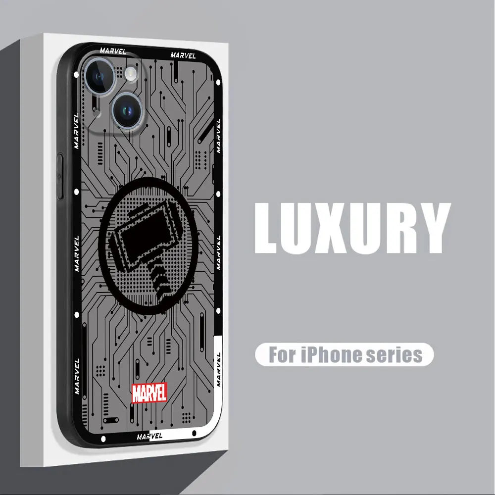 Marvel Spider Man logo Case for Google Pixel 6 Pro 7 Pro 8 Pro 7a 6a Silicone Luxury Cover