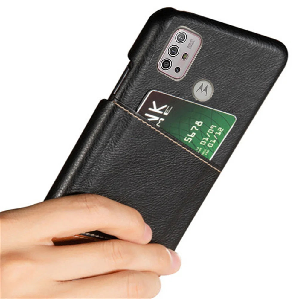 For Motorola Moto G10 G30 G50 G60 Case Card Slot Mixed Splice PU Leather Cover for Moto G60 G60S G100 G200 Back Coque Funda