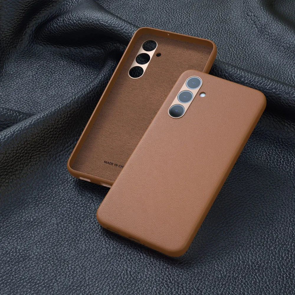 ZUOKEAI Original For Samsung Galaxy S23FE  S23 FE S24 S22 Ultra Case High Quality Leather Cover Premium Full Protect Protector