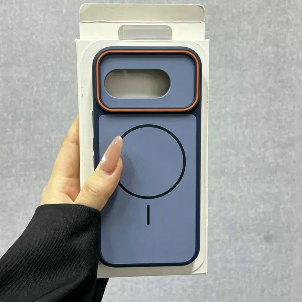 Luxury Simple Hit Color Magnetic For MagSafe Phone Case for Google Pixel 11 10 9 Pro XL 10A 9A 11Pro Matte Wireless Charge Cover