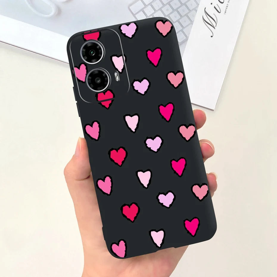 Cute Pattern Phone Case For Motorola Moto G24 G34 4G 5G Soft Silicon Protective Cover For MOTO G24 G34 Bumper