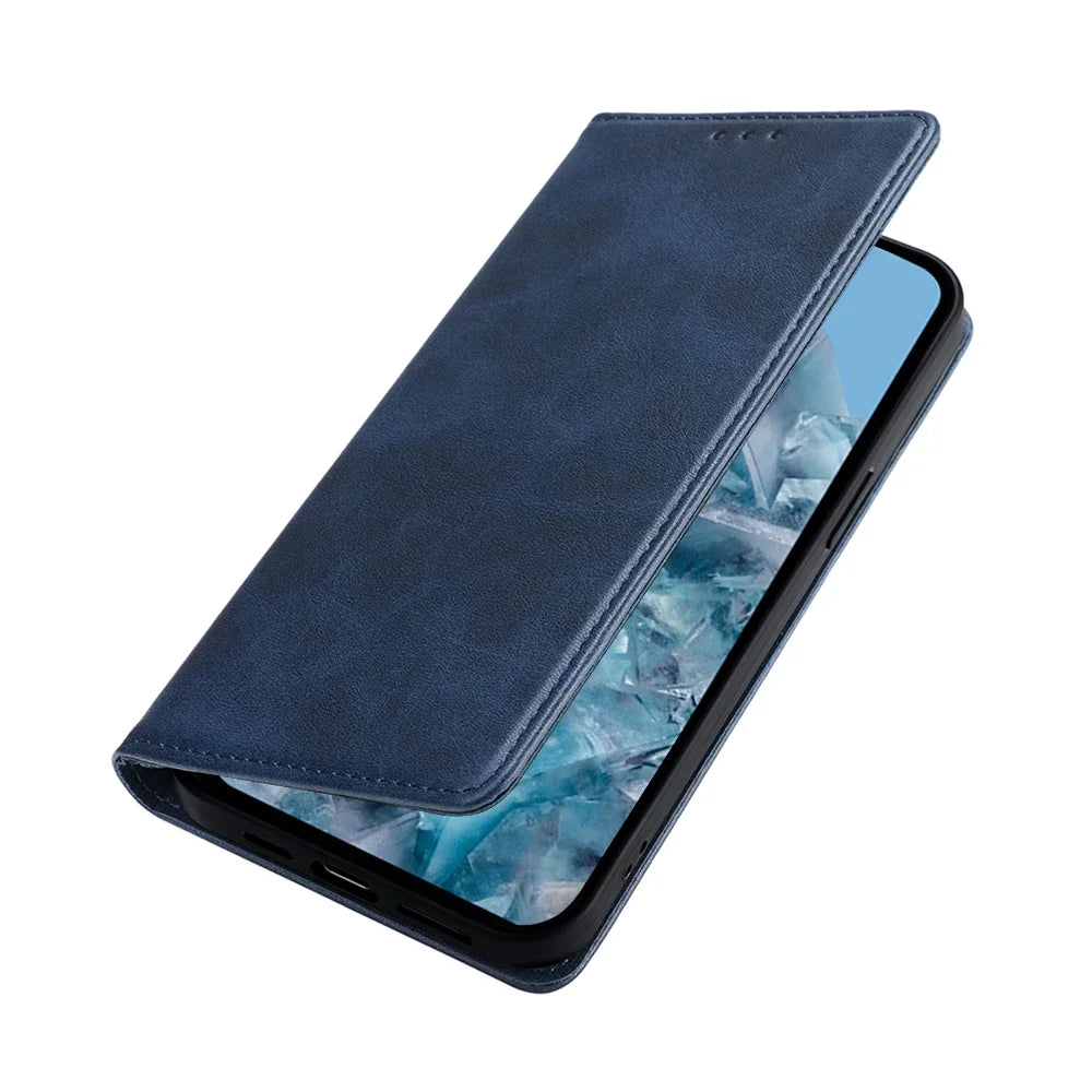 Luxury Magnetic Phone Case for Google Pixel 8 7 6 Pro 8A 7A 6A 5A 4A 5 XL Flip Cover Leather Book Case with Cover Stand Funda