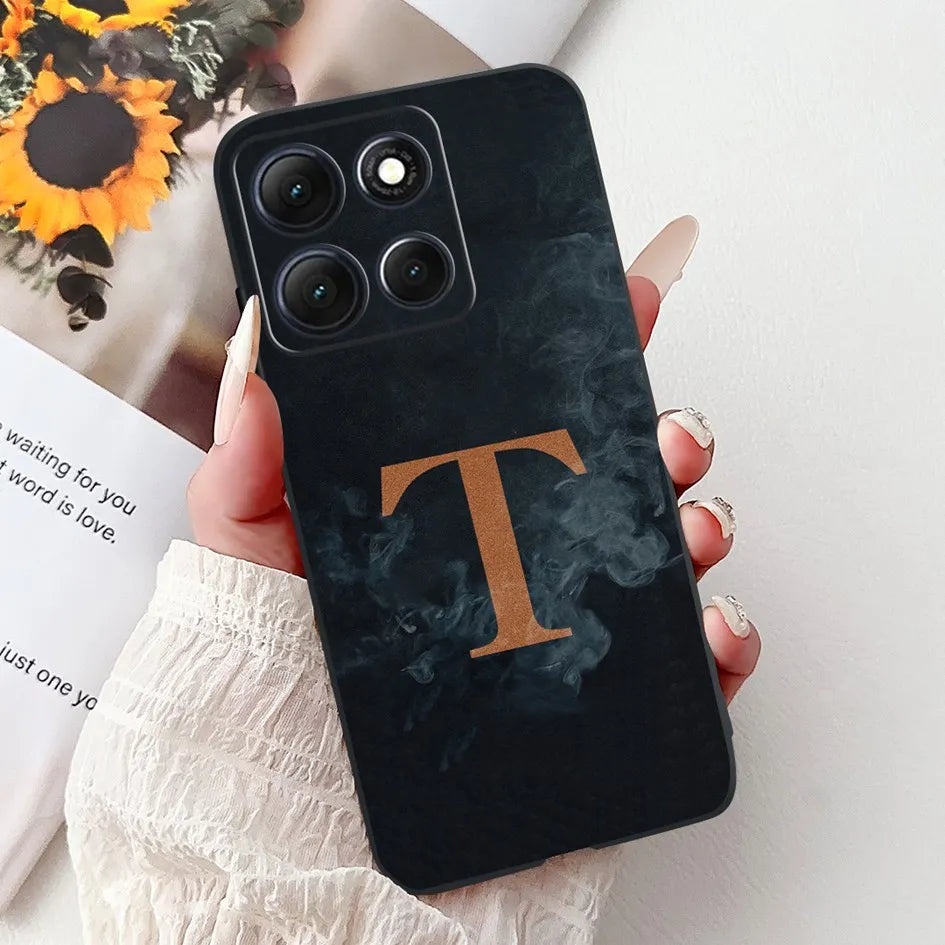 Fashion Flower Letters Case For Motorola Moto G56 G86 Power Cover XT2527-2 XT2529-2 G 86 G 56 Soft TPU Silicone Shockproof Funda