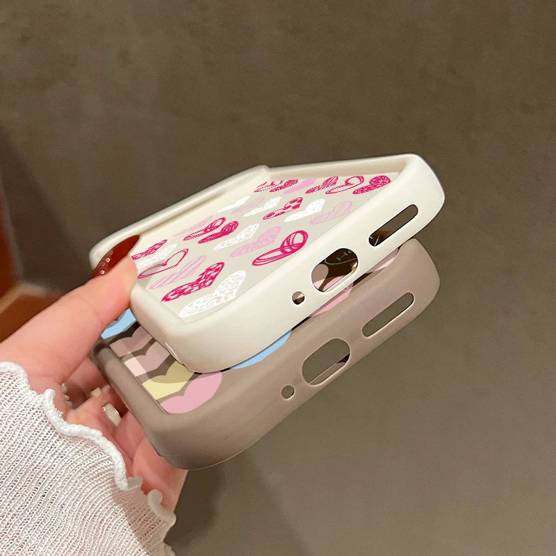 Cute Love Heart Phone Case For Google Pixel 8A 8 Pro 9 Pro XL 7A Shockproof Soft TPU Silicone Protector Cover For Pixel 7 8 Pro