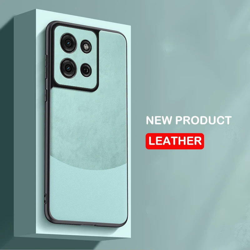 Case for Motorola Moto G75 5G G 75 Leather Splicing Pattern Silicone Protection Hard Shockproof Phone Cover MotorolaMotoG75