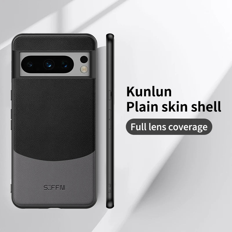 Plain Leather Case for Google Pixel 8 Pro 7 Pro 7A Shockproof Cover for Pixel 8 Pro 7 Pro 8 Pro 7pro 7A Protective Bumper Capa