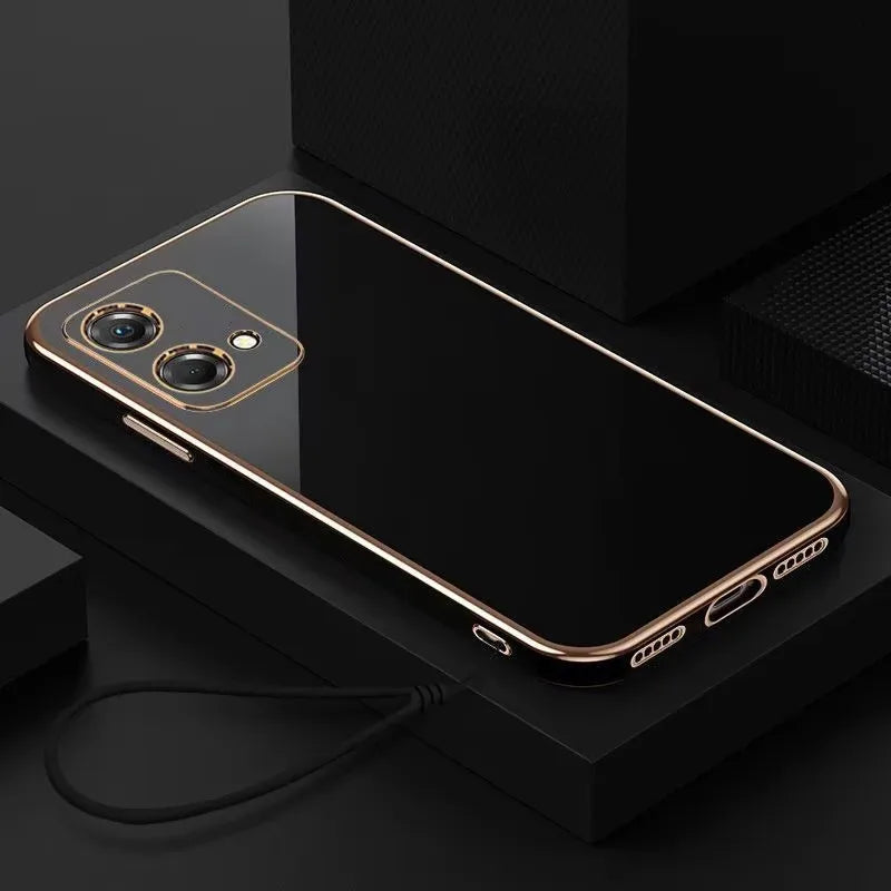 Luxury Plating Phone Case For Motorola Moto G23 G30 G31 G32 G42 G52 G62 G72 G73 G82 G53 G54 G84 5G Shockproof Back Cover Fundas