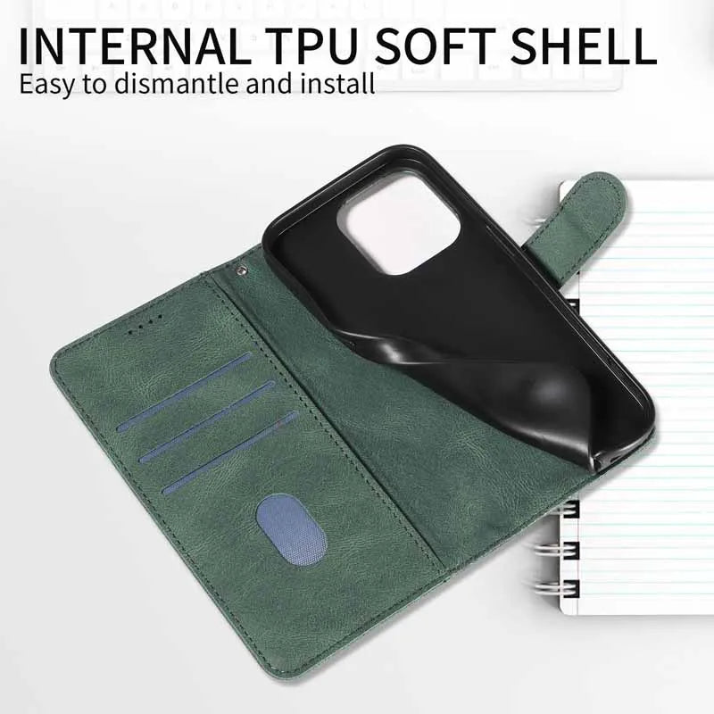 Leather Case For Motorola Moto G13 G23 G53 G73 G14 G24 G34 G54 G84 G85 G04 G04S E13 E14 Flip Wallet Card Stand Book Phone Cover