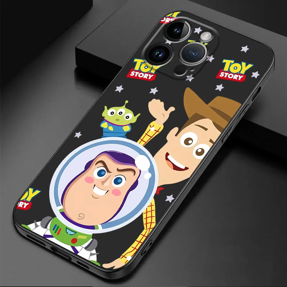 Disney Cartoon Toy Story Case for Google Pixel 7a 8 Pro 6 Pro 7 Pro 6a Bag Silicone Cover