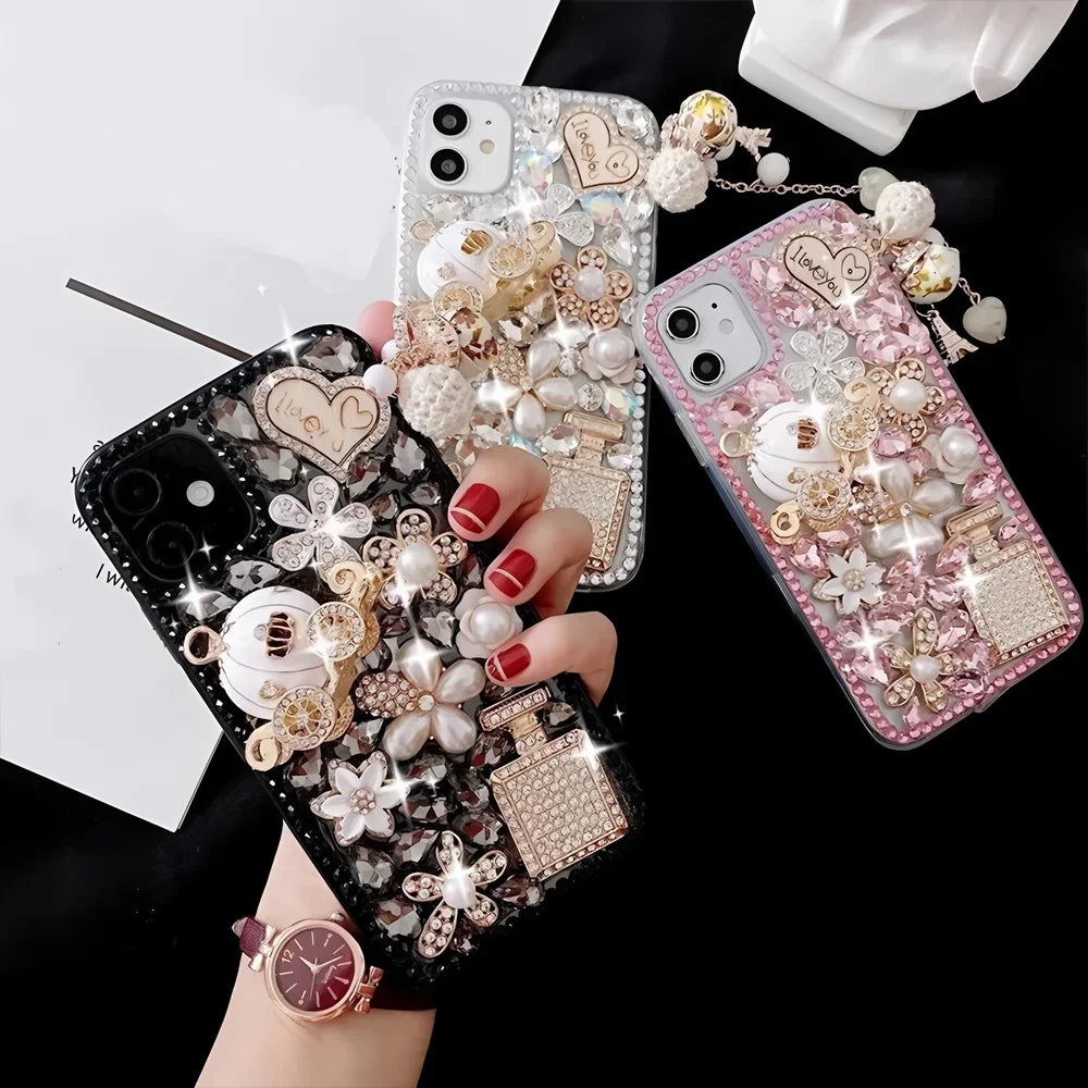 Diamond Bling Rhinestone 3D Luxury Case For Motorola Moto G Stylus 5G 2022 2023 G Pure Power Play 2023 Phone Cover