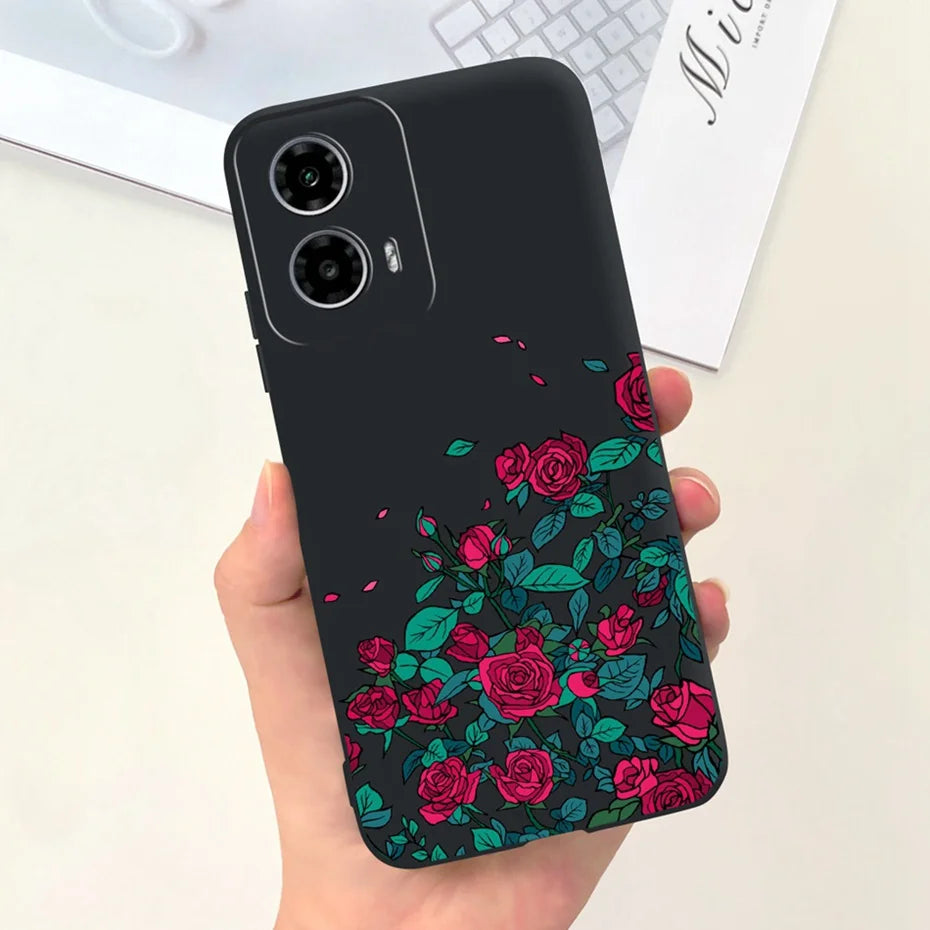 Cute Pattern Phone Case For Motorola Moto G24 G34 4G 5G Soft Silicon Protective Cover For MOTO G24 G34 Bumper