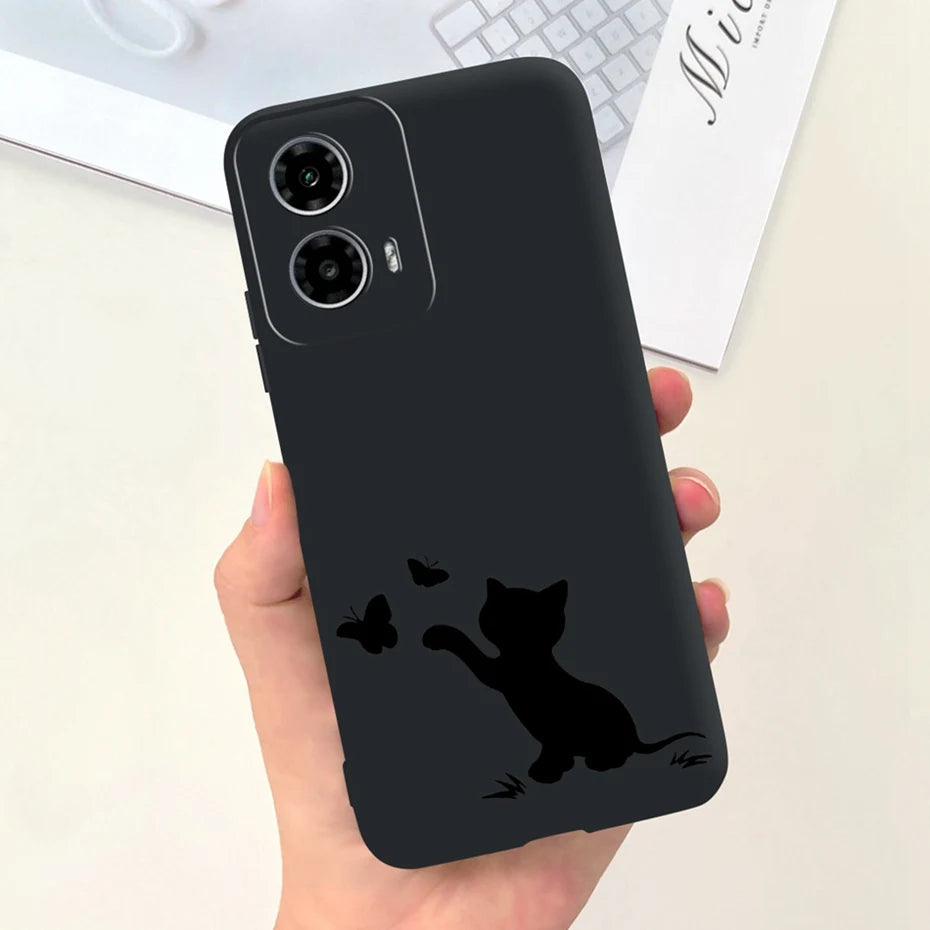 Cute Pattern Phone Case For Motorola Moto G24 G34 4G 5G Soft Silicon Protective Cover For MOTO G24 G34 Bumper