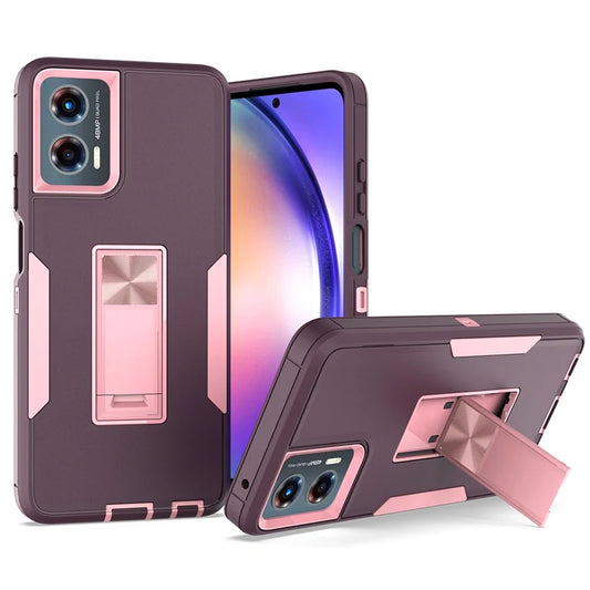 Kickstand Case For Motorola Moto G Play 4G 5G 2024 Cover Shockproof Magnetic Holder Adsorption Cover MotoG Play 5G 2024 Cases
