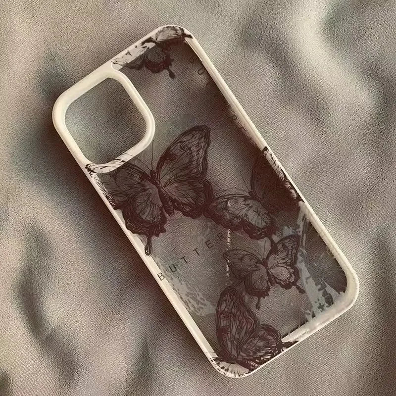 Flower Phone Case For Samsung A06 A16 S25 S24 S23 S22 Ultra S24 FE A54 A35 A15 A55 A52 A34 5G Vintage White Rose Clear Cover