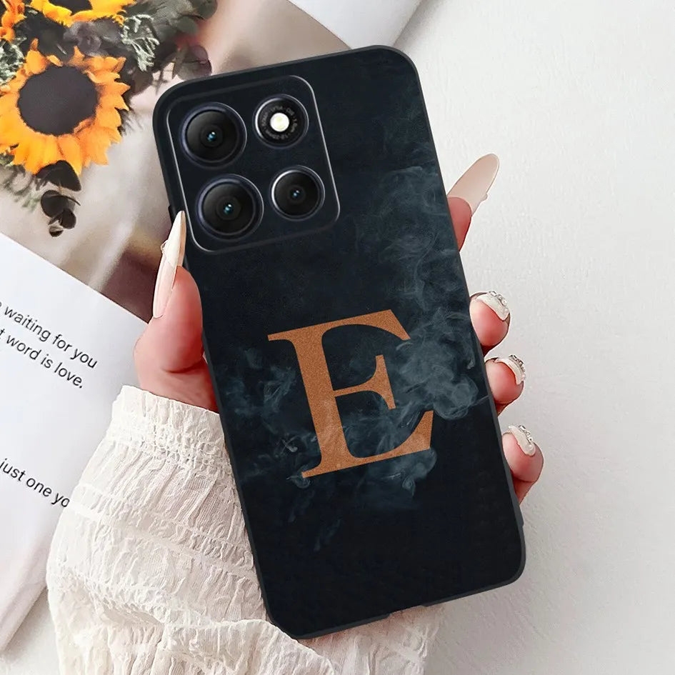 Fashion Flower Letters Case For Motorola Moto G56 G86 Power Cover XT2527-2 XT2529-2 G 86 G 56 Soft TPU Silicone Shockproof Funda