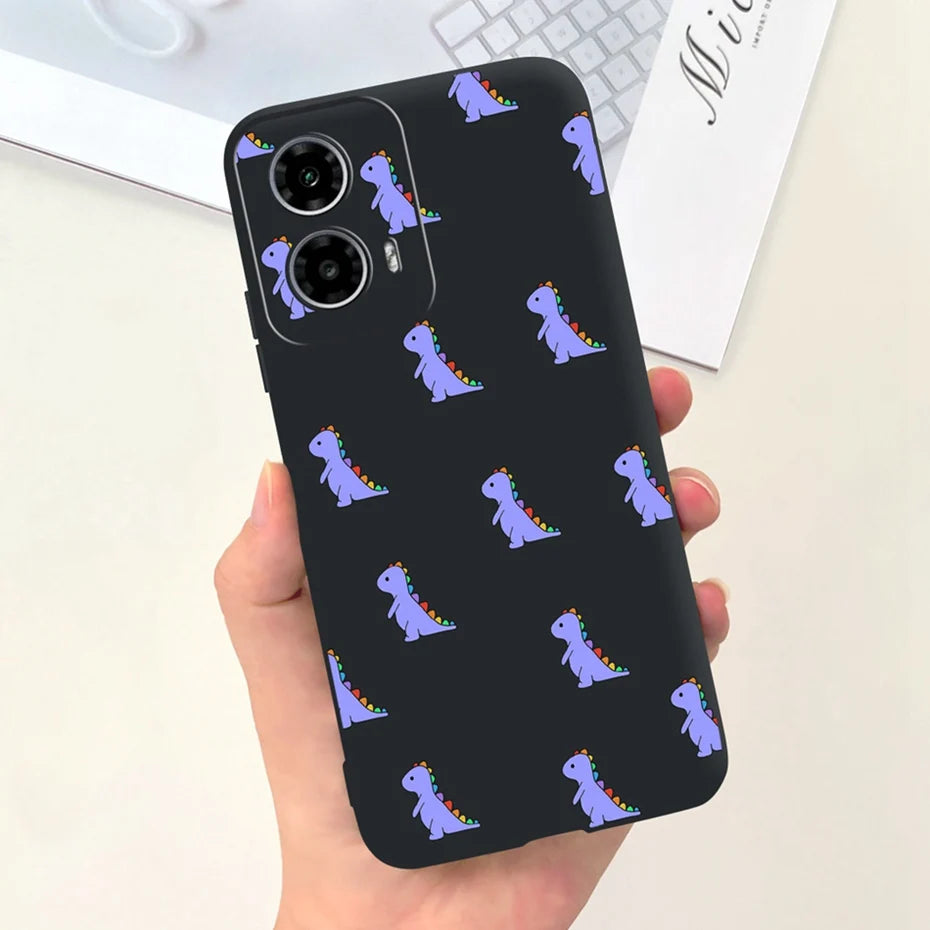 Cute Pattern Phone Case For Motorola Moto G24 G34 4G 5G Soft Silicon Protective Cover For MOTO G24 G34 Bumper