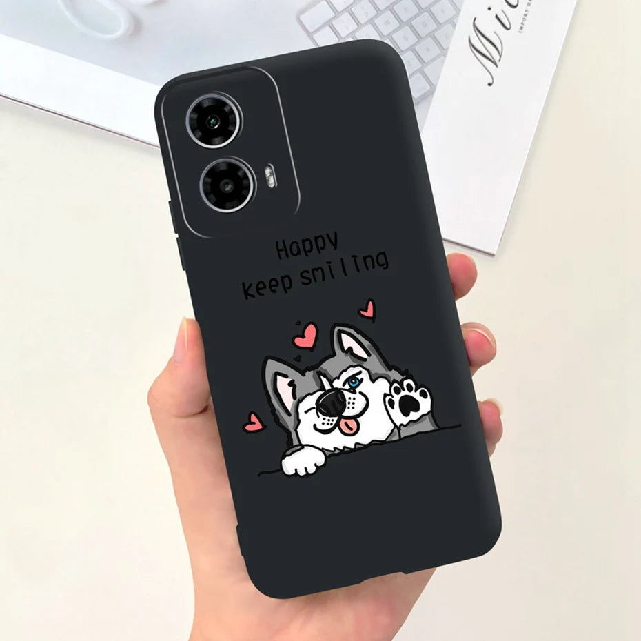 Cute Pattern Phone Case For Motorola Moto G24 G34 4G 5G Soft Silicon Protective Cover For MOTO G24 G34 Bumper