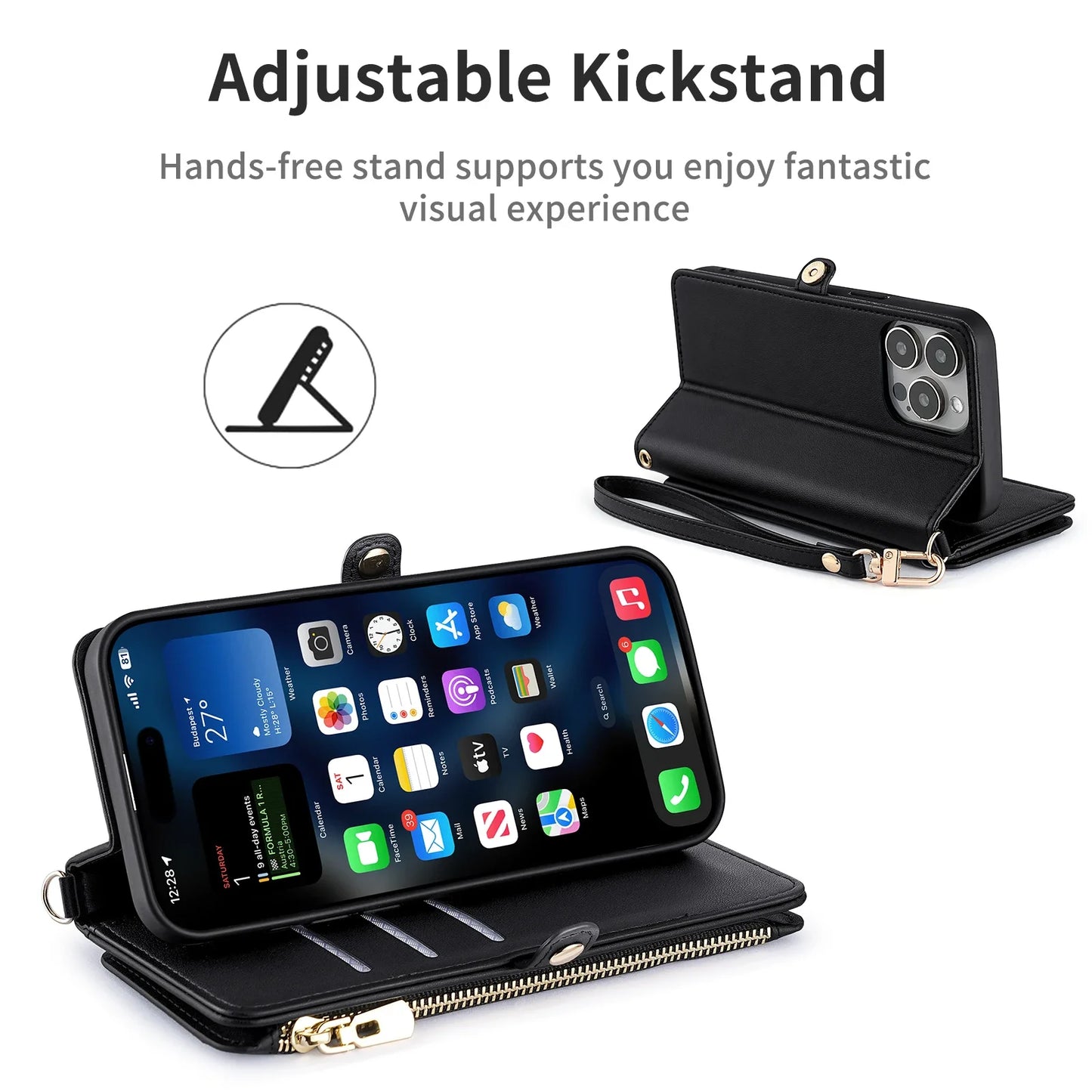 Flip Cover Leather Wallet Case for MOTO Motorola G30 G31 G32 G34 G41 G42 G50 G51 G52J G53J G53Y 4G 5G II Protection Magnetic Bag