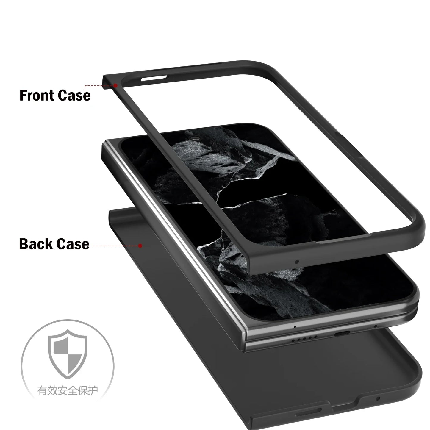 Ultra Thin Matte Hard Case for Google Pixel 10 Pro Fold Case Plastic PC Protection Phone Capa for Pixel 10 Pro Fold  Cover