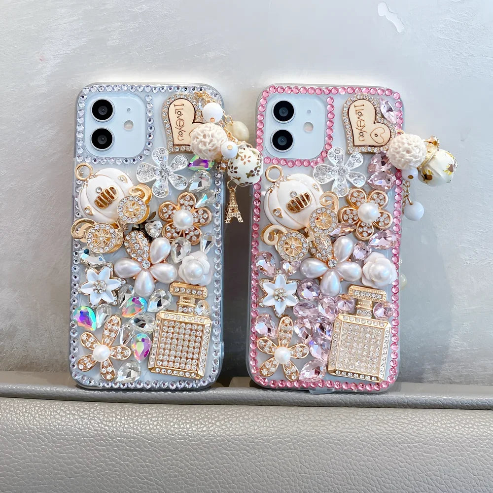 Diamond Bling Rhinestone 3D Luxury Case For Motorola Moto G Stylus 5G 2022 2023 G Pure Power Play 2023 Phone Cover