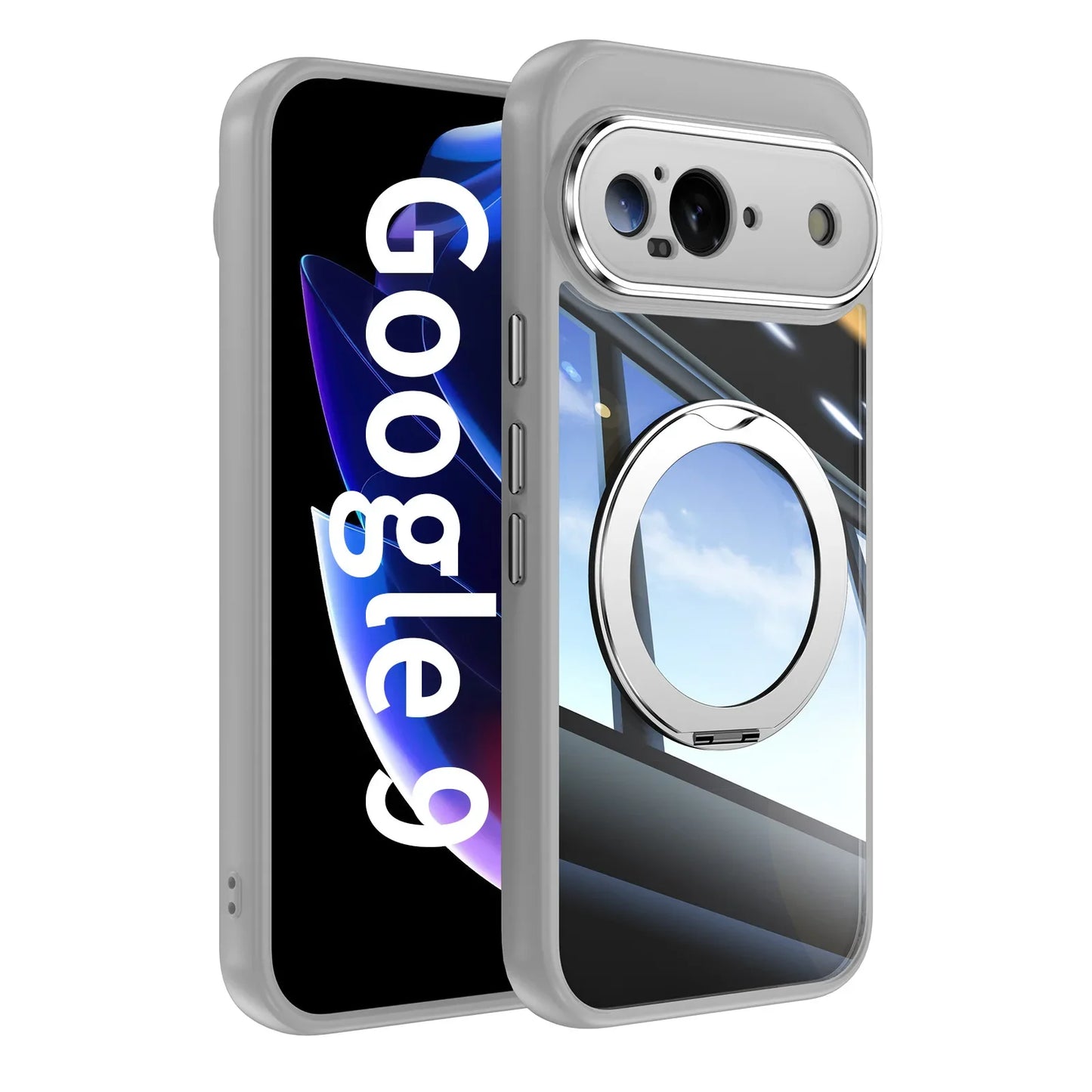 Trendy 360 Degrees Magnetic Rotating Bracket Phone Case for Google Pixel 10 9 8 Pro XL 8A 9A Drop Proof Protective Mobile Cover