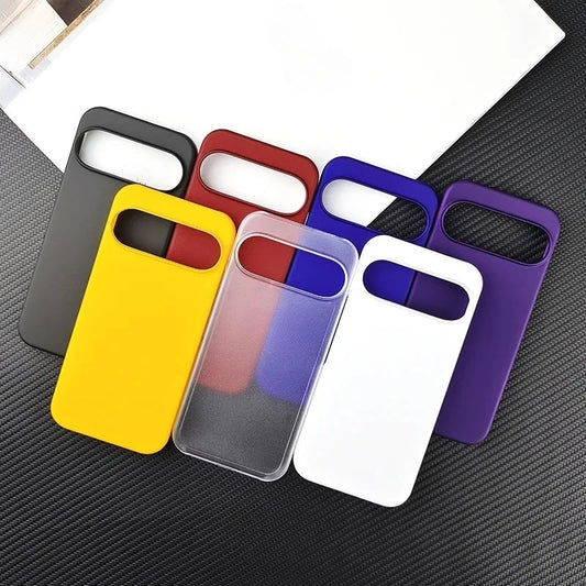 9A Slim Matte Hard PC Phone Case for Google Pixel 9A 9 Pro XL 8Pro 7 6 Pro 8A 7A 6A Shockproof Solid Color Shell Cover Funda