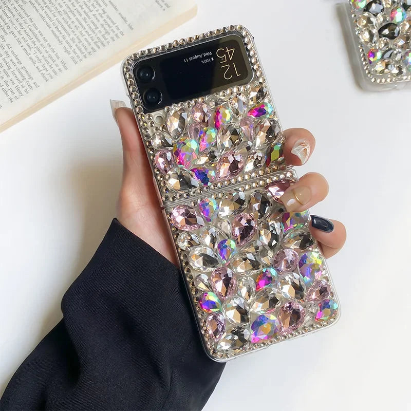 Rhinestone Diamond Stone Phone Case For Motorola Razr 2024 2025 40 50  Moto Razr40 Ultra 60 ultra  Luxury Crystal Telefon Kilifi