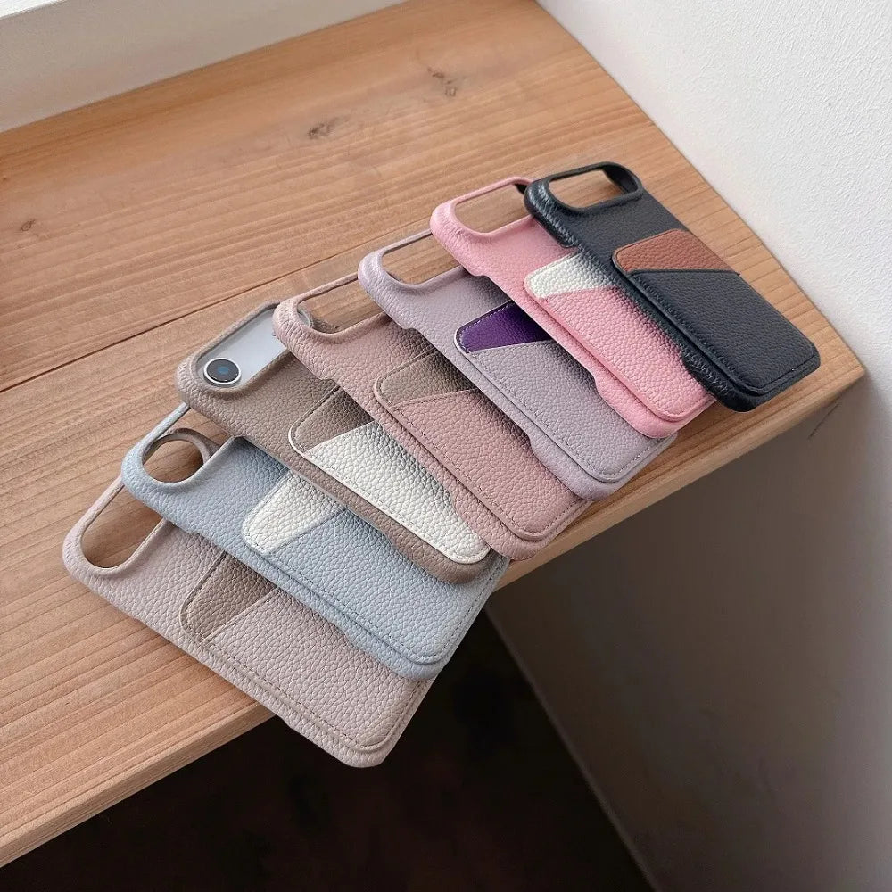 Brand New Splicing Color Leather Card Slot Wallet Cases For Google Pixel 10 9 Pro XL 9 8 7 6 A Pro Fall Prevention Protect Cover