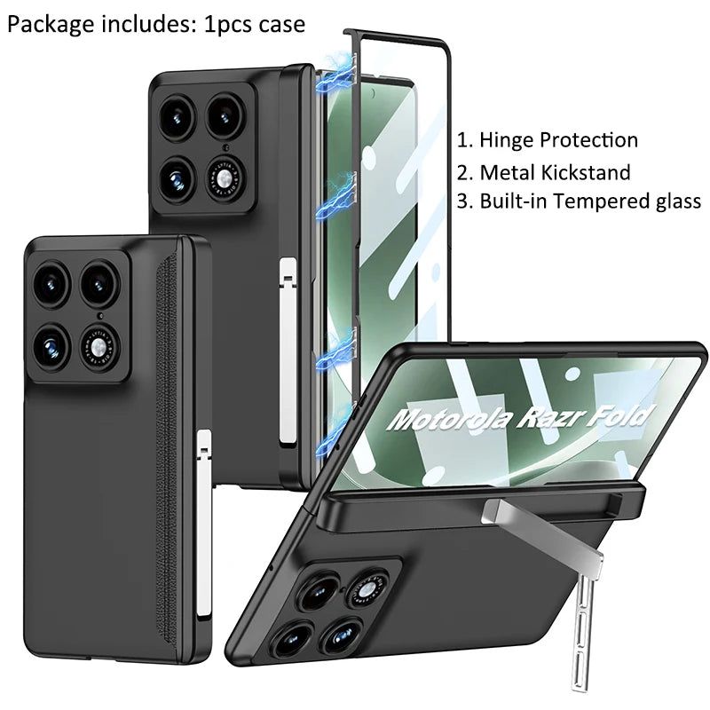 Rotating Hinge Protector Case For Motorola Razr Fold Full Body Protection Shell For Motorola Razr Fold High-end Protector Cover