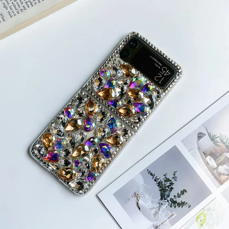 Rhinestone Diamond Stone Phone Case For Motorola Razr 2024 2025 40 50  Moto Razr40 Ultra 60 ultra  Luxury Crystal Telefon Kilifi