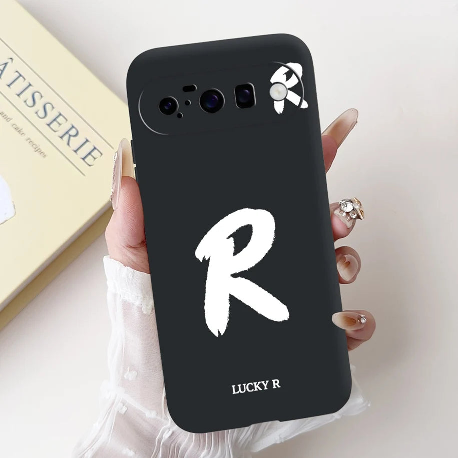 For Google Pixel 10 Pro XL 5G Case Lucky Crown Flower Letters Silicone Soft Cover For Pixel10 10Pro Pixel10 pro XL Protect Cover