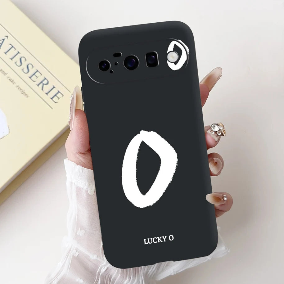 For Google Pixel 10 Pro XL 5G Case Lucky Crown Flower Letters Silicone Soft Cover For Pixel10 10Pro Pixel10 pro XL Protect Cover