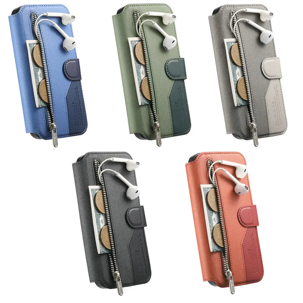Edge 50 60 Fusion 5G Flip Case For Motorola Edge 60 60s Pro 2In1 Zipper Wallet Leather Funda Moto Edge 60 Stylus 40 Neo Cover