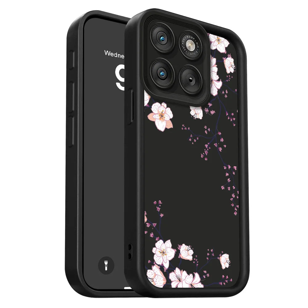 Spring Flowers Phone Case For Motorola Edge 70 60 50 40 Pro Ultra Fusion Stylus Neo 4G 5G Staircase Soft Cover