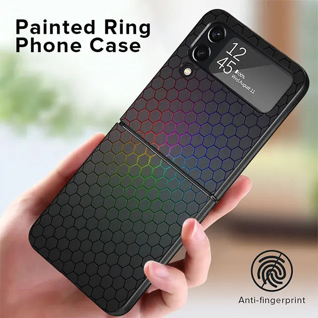 Carbon fiber Shockproof Cases Cover for Samsung Galaxy Z Flip 4 5G Z Flip 3 zflip ZFlip3 Z Flip5 ZFlip4 Flip5 Hard PC Coque