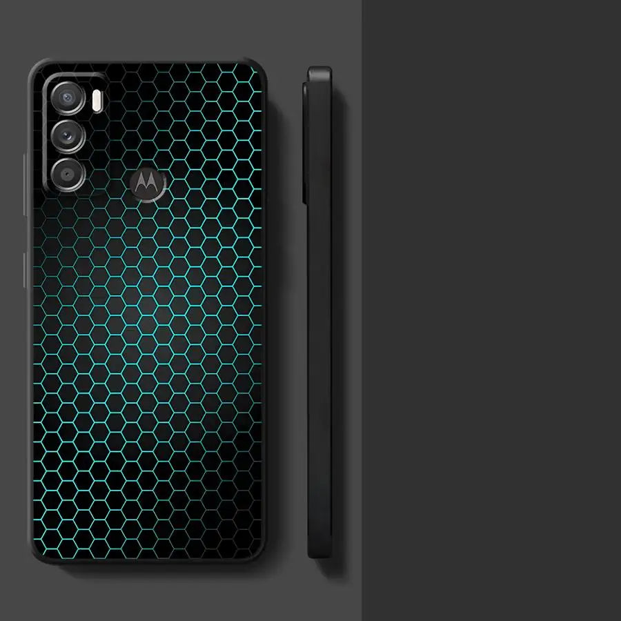 Carbon Fiber Phone Case for Motorola Moto G30 G50 G51 G60S G22 G32 G52 G53 G73 20 30 40 Pro 20 Lite 30 Fusion Edge 40 Cover