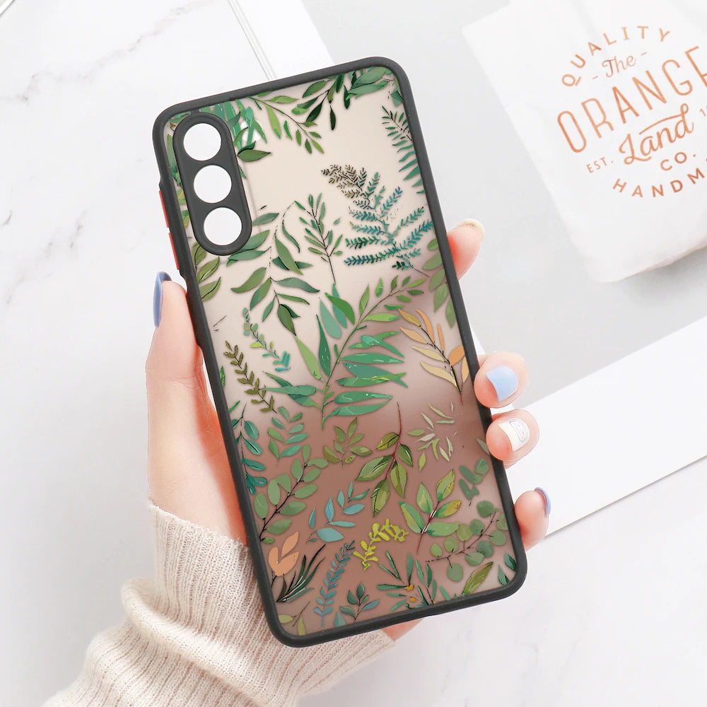 Palm tree Leaves Phone Case For Samsung Galaxy S24 Ultra Case Samsung S23 FE S 23 S22 Ultra S21 S20 S10 S8 Note 20 10 Plus Cover