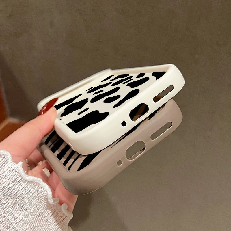 Cow Stripes Printing Soft TPU Phone Case For Google Pixel 8 Pro 8A 9 Pro XL Shockproof Silicone Back Cover For Pixel 9 8 Pro