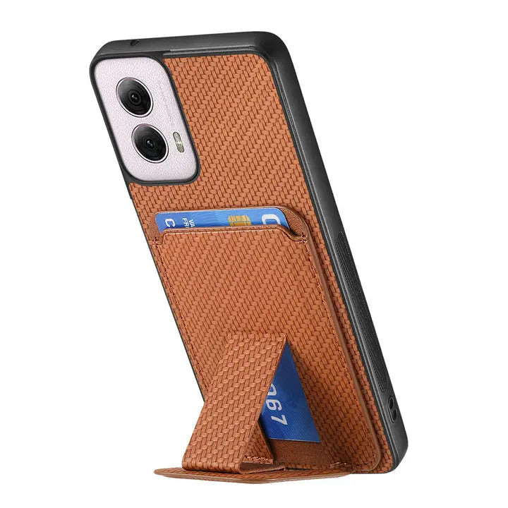 Luxury Case For Motorola G96 5G Leather Card Stand Back Funda Moto G15 Power G05 G35 G45 G55 G75 G85 G34 G96 E15 Magnet Cover
