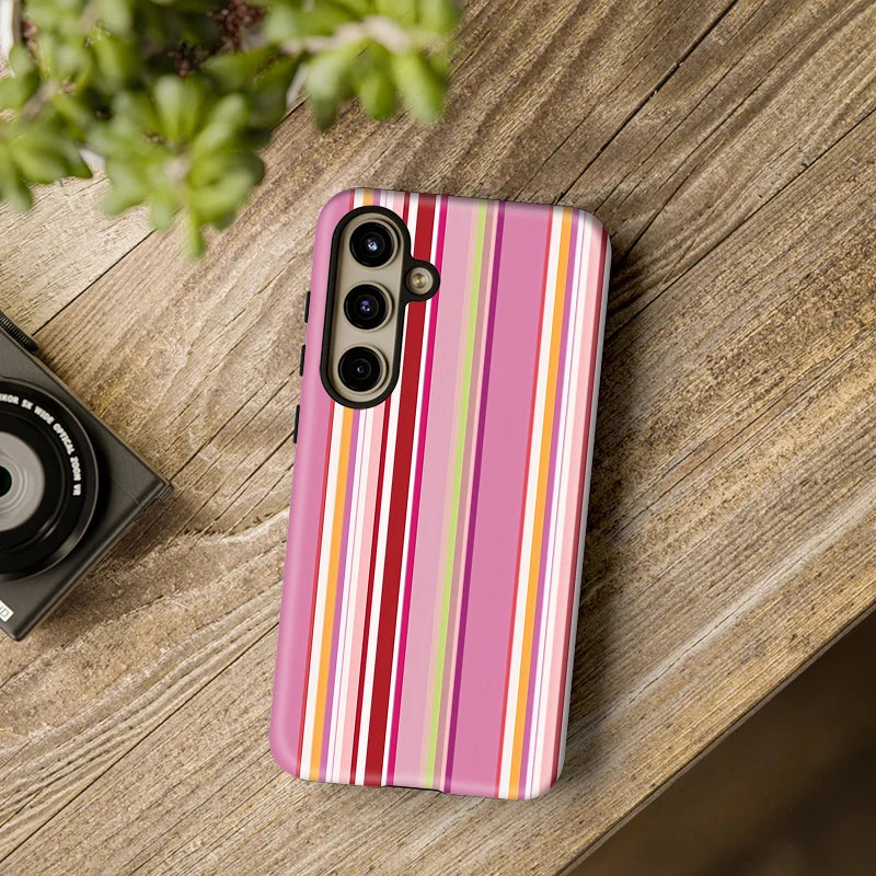 Fcicicase Colorful Lines Pattern Phone Case For Samsung Galaxy A36 A26 A 26 5G A16 A56 Shockproof Matte Silicone Acrylic Cover