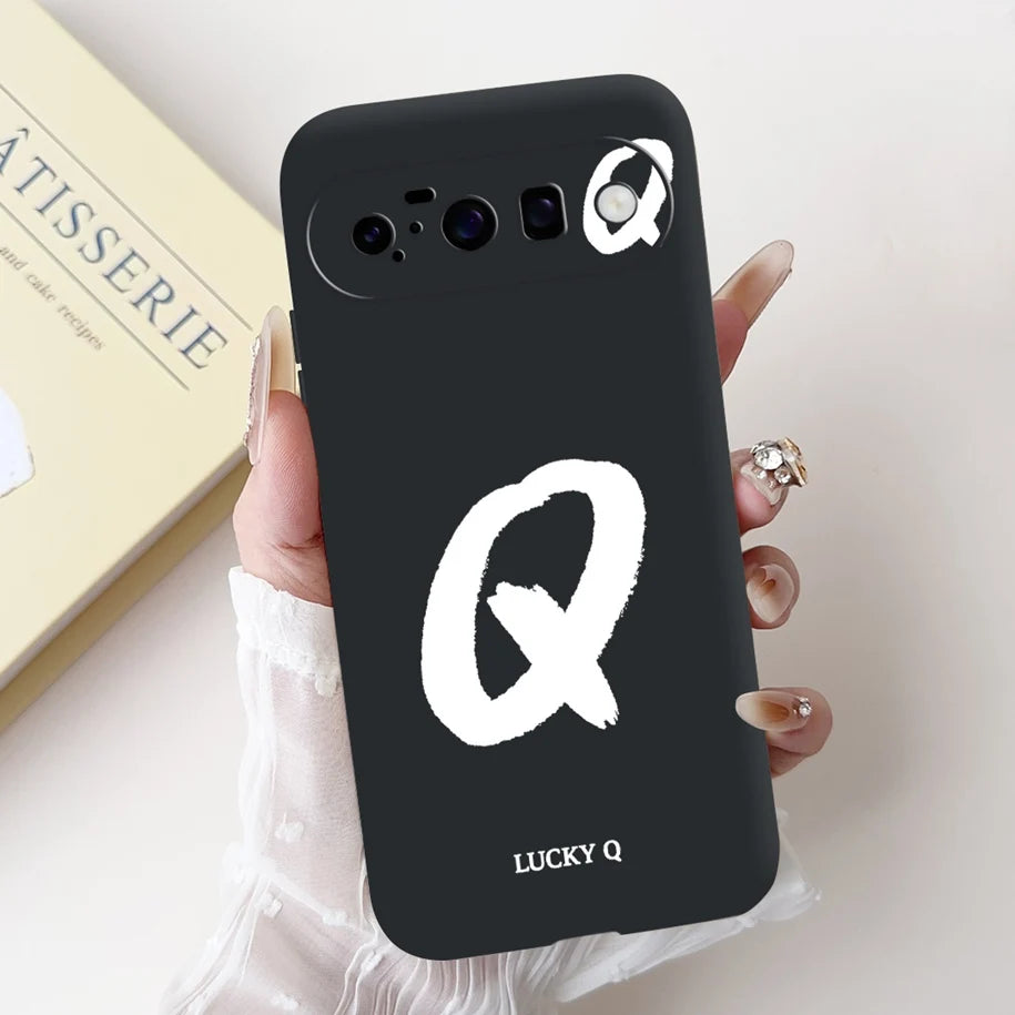 For Google Pixel 10 Pro XL 5G Case Lucky Crown Flower Letters Silicone Soft Cover For Pixel10 10Pro Pixel10 pro XL Protect Cover