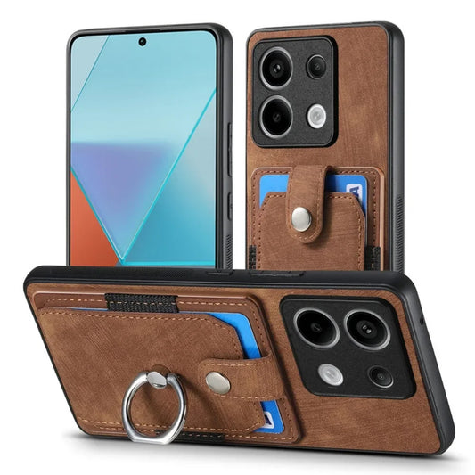 For Motorola Moto Edge 60 Stylus 5G Leather Card Ring Magnet Back Case Moto Edge 60 Fusion 50 Pro X50 Ultra S50 Neo Luxury Cover