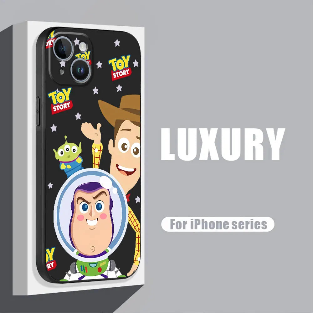 Disney Cartoon Toy Story Case for Google Pixel 7a 8 Pro 6 Pro 7 Pro 6a Bag Silicone Cover